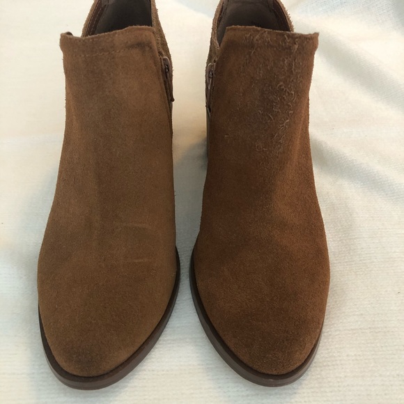 ‼️SOLD‼️ Steve Madden Ruebey Suede Bootie - Chestnut, 6.5 - Picture 6 of 14
